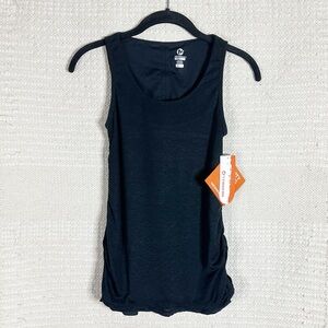 MERRELL black side ruched Select Wick vented back outdoors tank top XS NEW